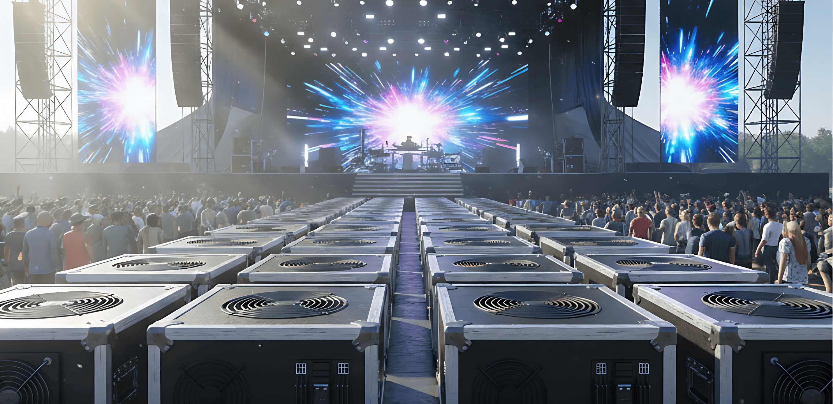 outdoor led rental cabinets